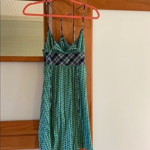 Free People Printed Plaid Racerback